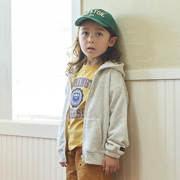 【万能アイテム】ドロップシンプルジップパーカ