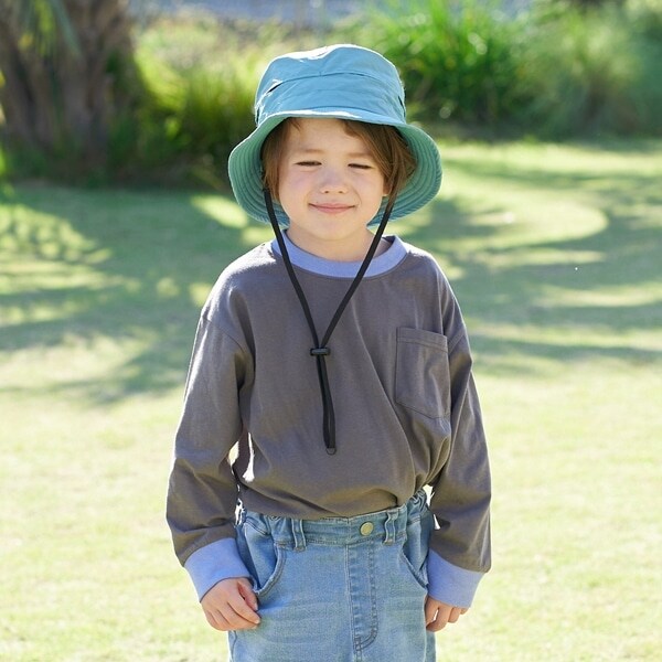 【型崩れしないやわらかコットン】バイカラーポケットTシャツ