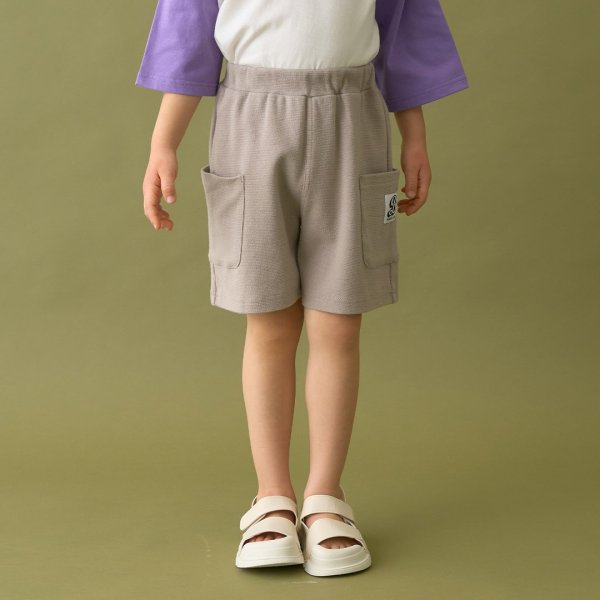 【ともパン】サイドポケット4分丈パンツ