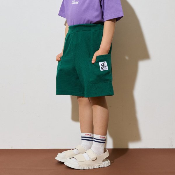 【ともパン】サイドポケット4分丈パンツ