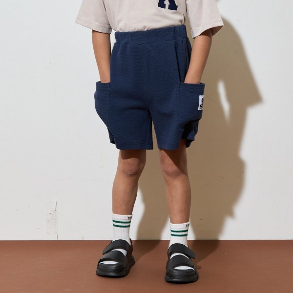 【ともパン】サイドポケット4分丈パンツ