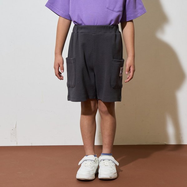 【ともパン】サイドポケット4分丈パンツ