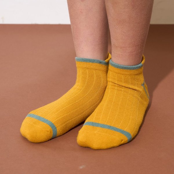 バイカラーアンクルソックス