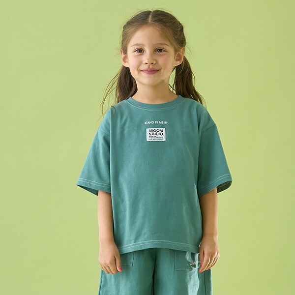 【セットアップ可能】【カイテキ天竺】配色ステッチTシャツ