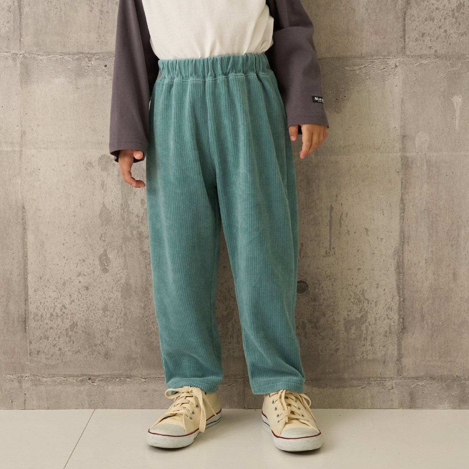 やみつきになる履き心地ニットコールパンツ