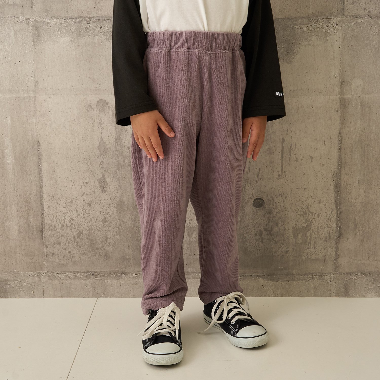 やみつきになる履き心地ニットコールパンツ