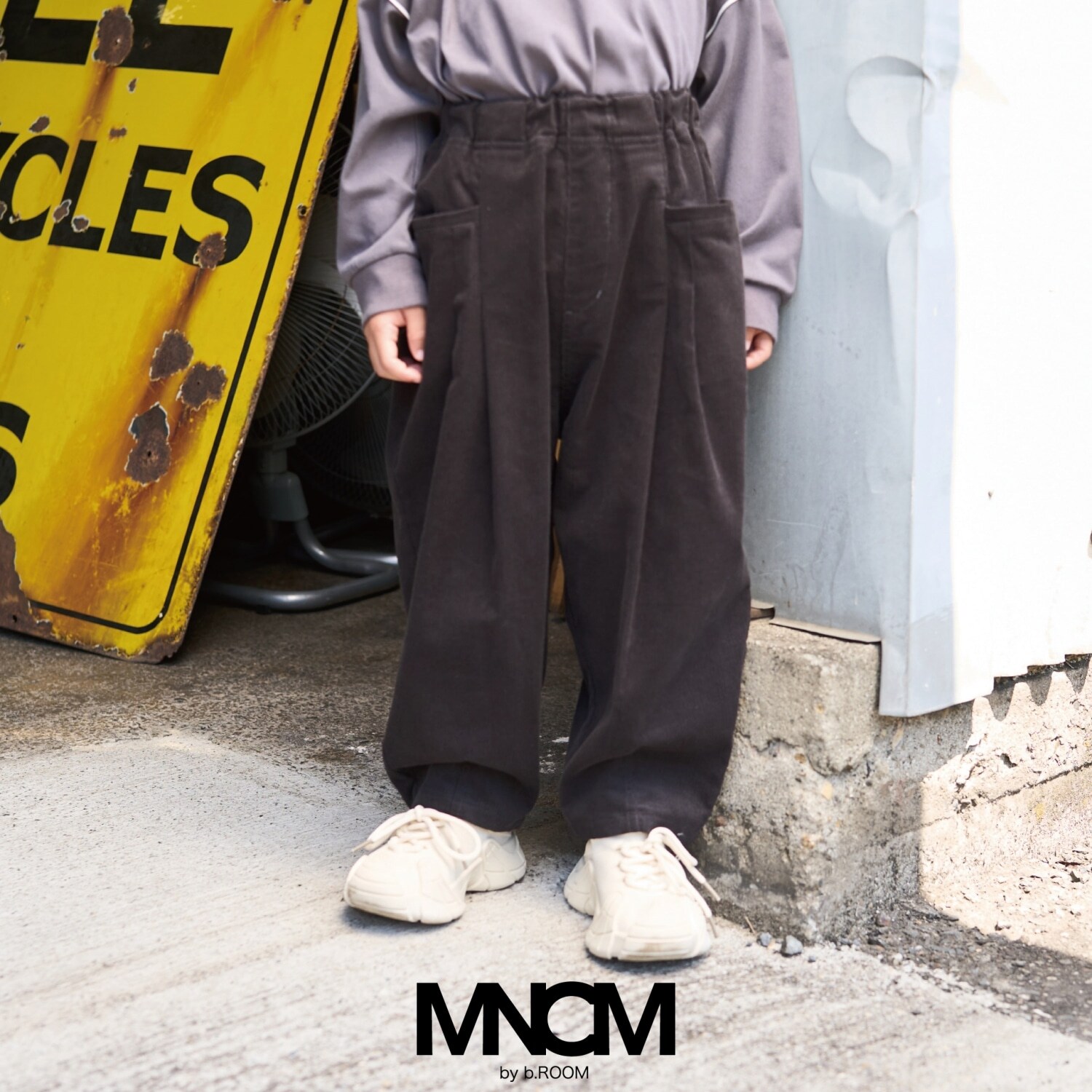 【MNCM】バルーンタックパンツ