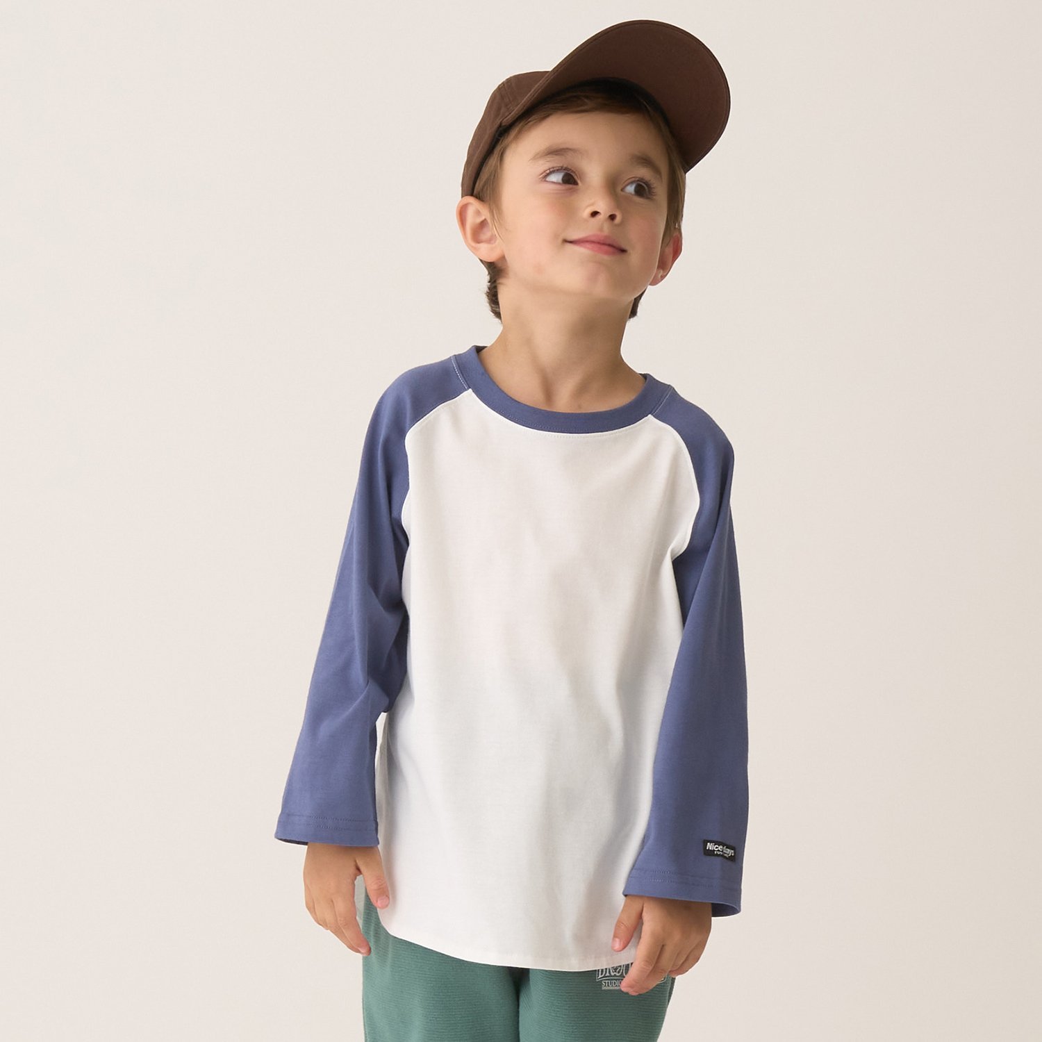 【カイテキ天竺】ビッグシルエットラグランTシャツ