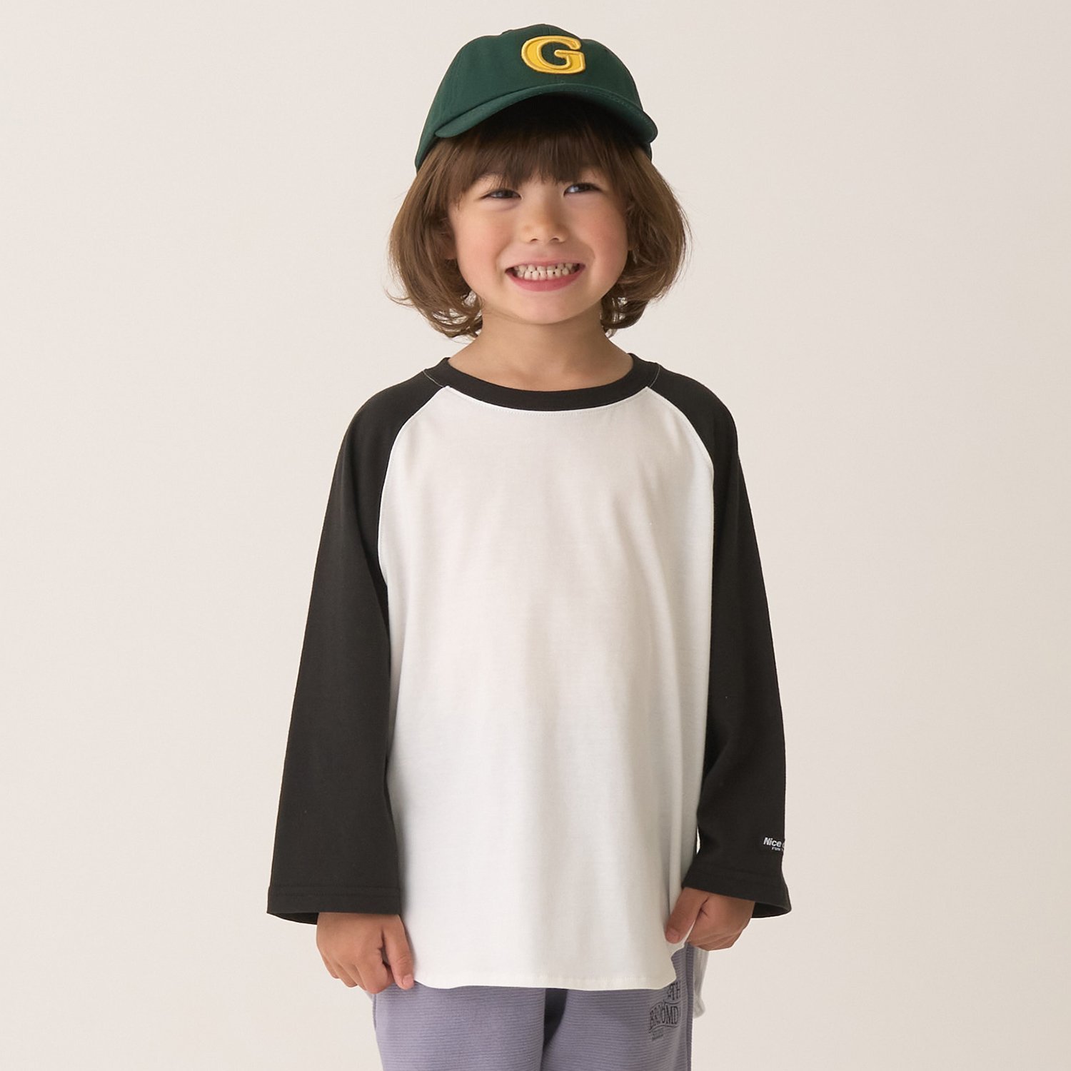 【カイテキ天竺】ビッグシルエットラグランTシャツ