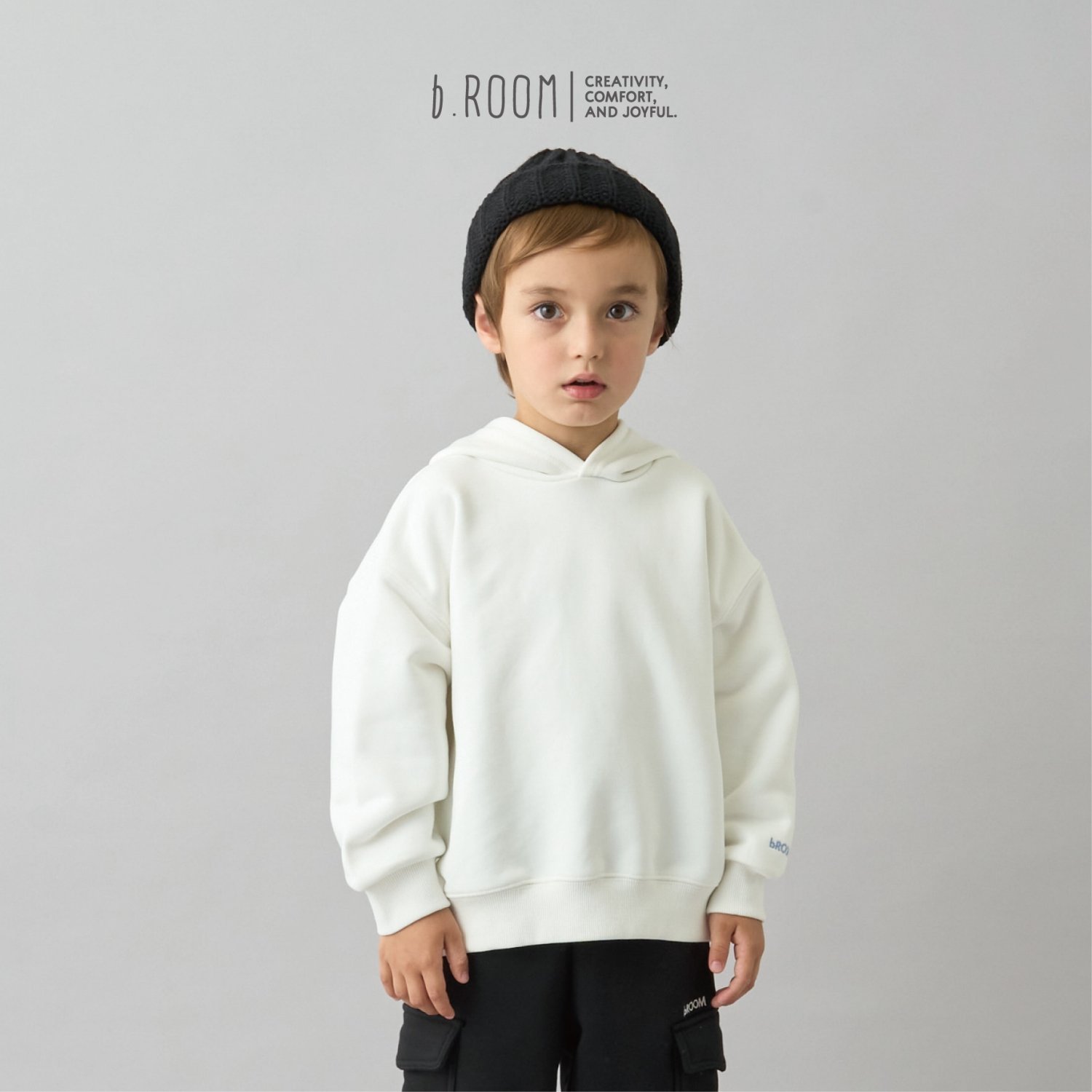 【デイリースタンダードウェアシリーズ】【吸水速乾】ぷくっとオーバーサイズのパーカ