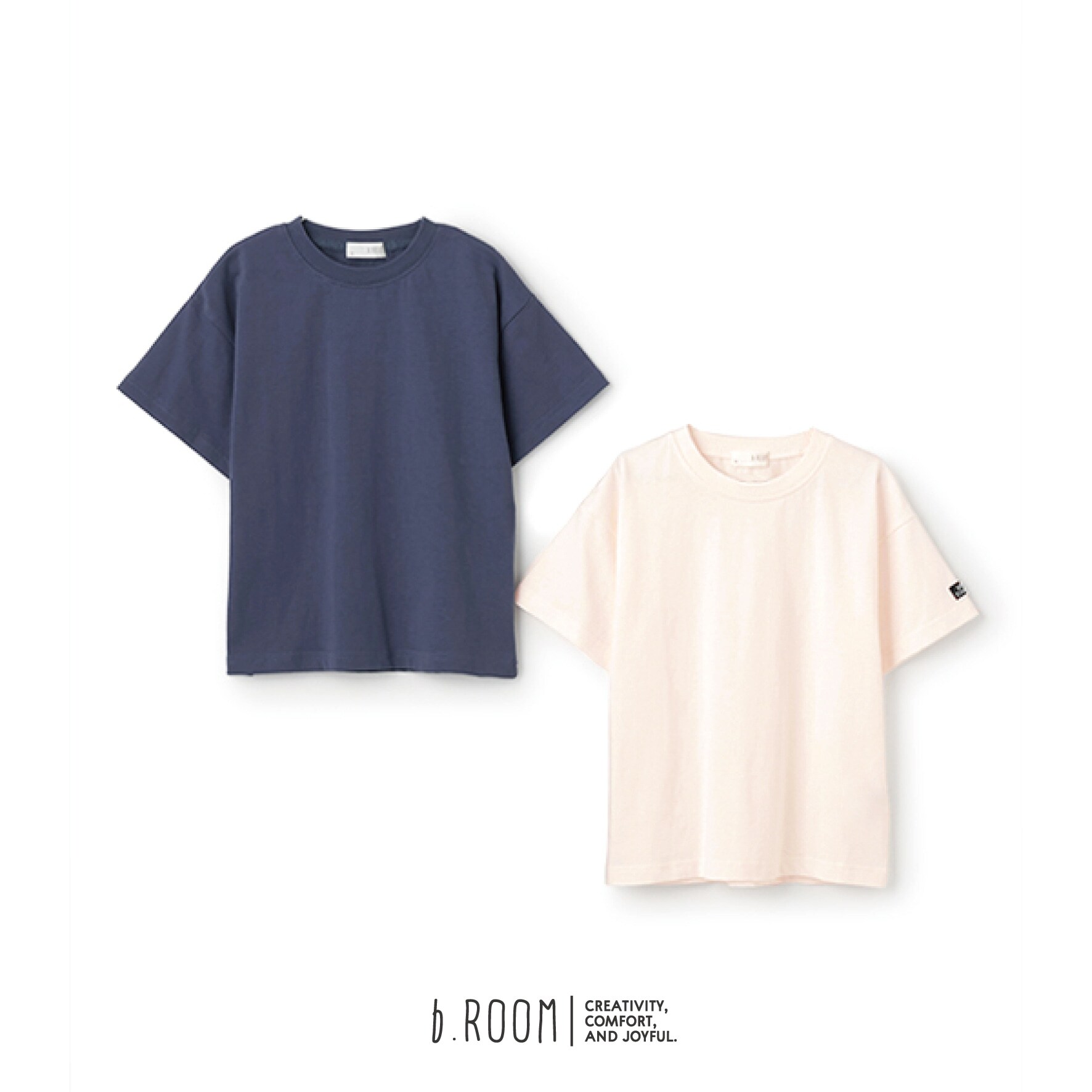 【デイリースタンダードウェアシリーズ】2PACKシンプルTシャツSET