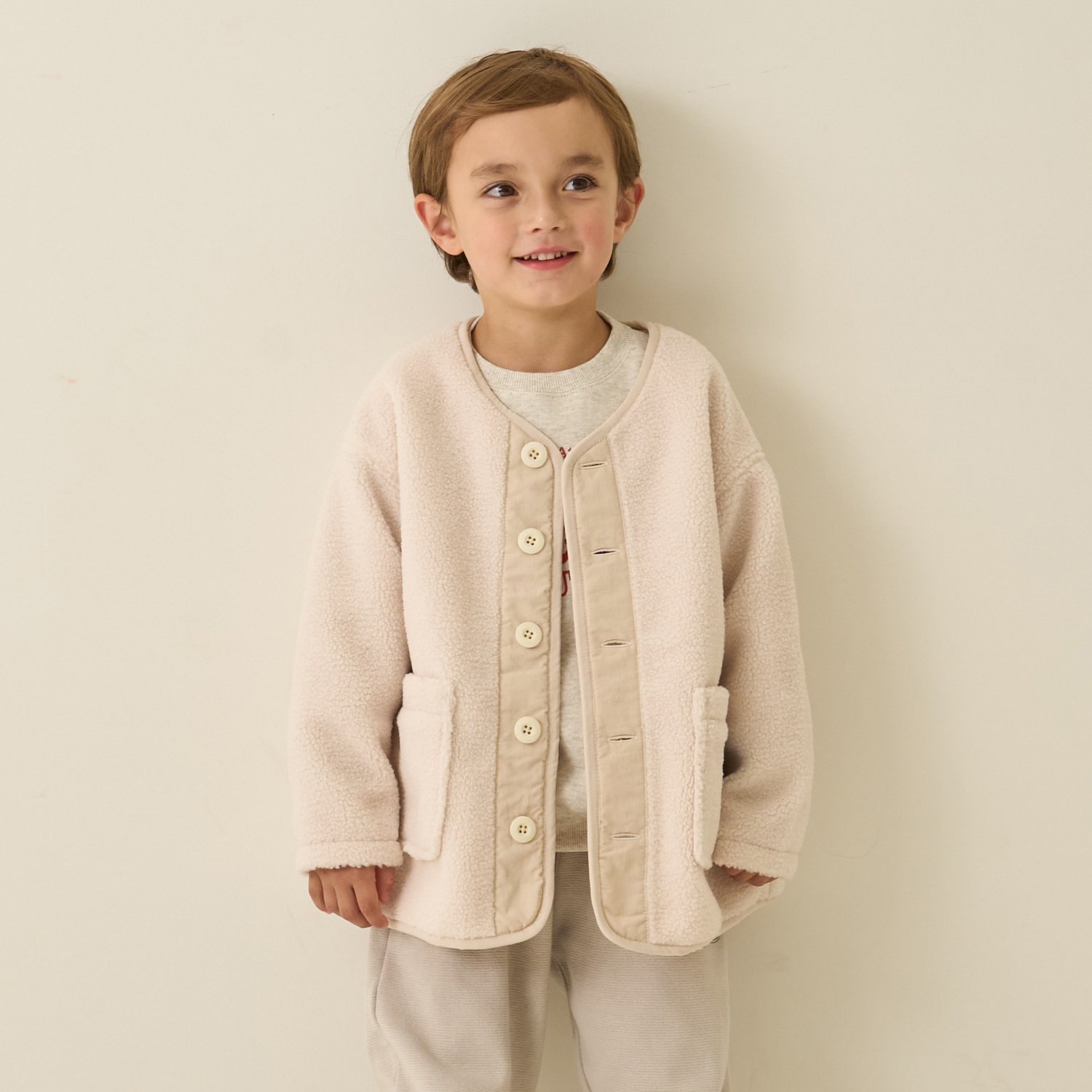 【組み合わせ自由シリーズ】ボアブルゾン