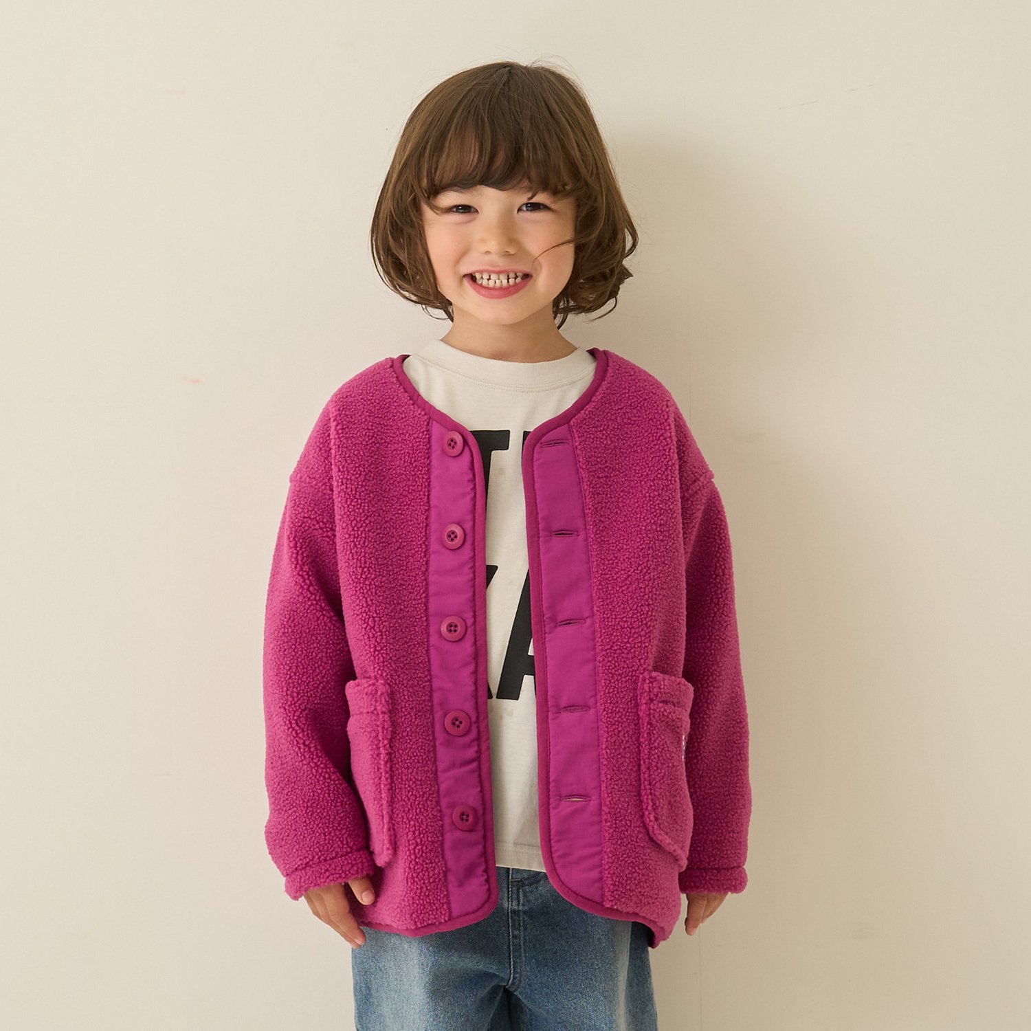 【組み合わせ自由シリーズ】ボアブルゾン