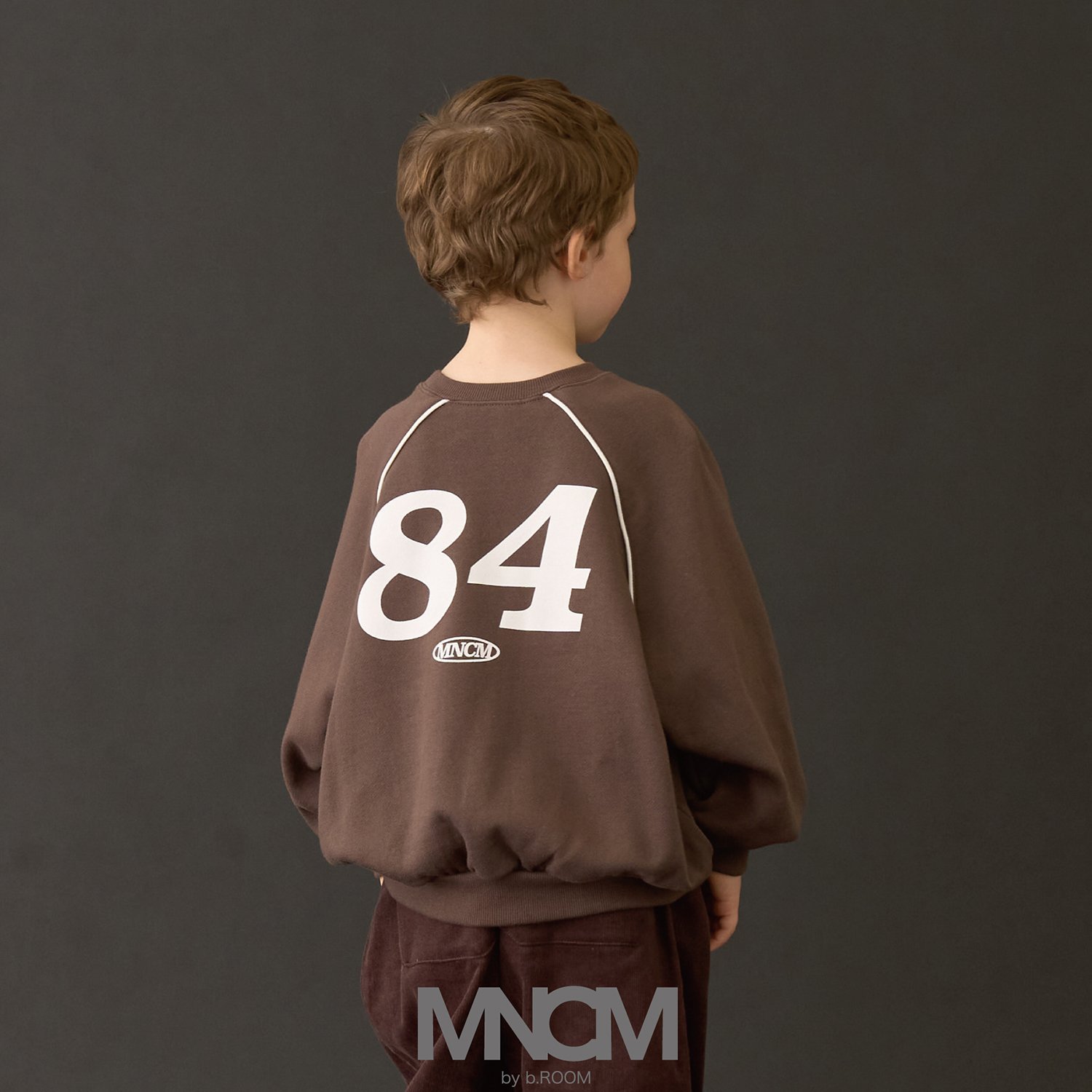 【MNCM】【毛玉バイバイ裏起毛】ラグランパイピングビッグスウェット