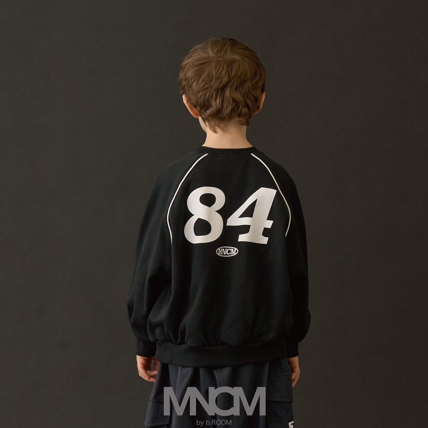 【MNCM】【毛玉バイバイ裏起毛】ラグランパイピングビッグスウェット