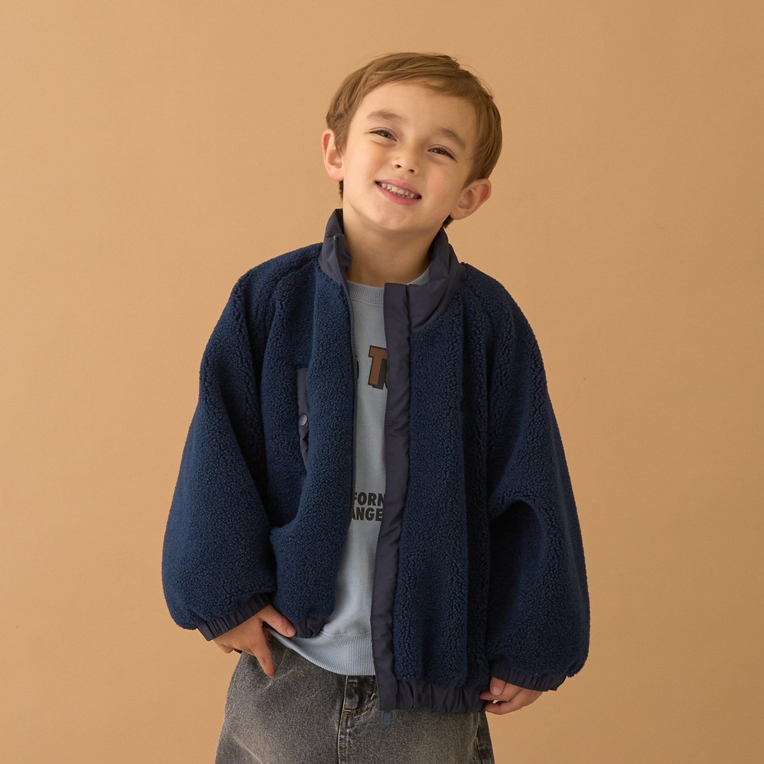 ボリュームシルエットボアジャケット