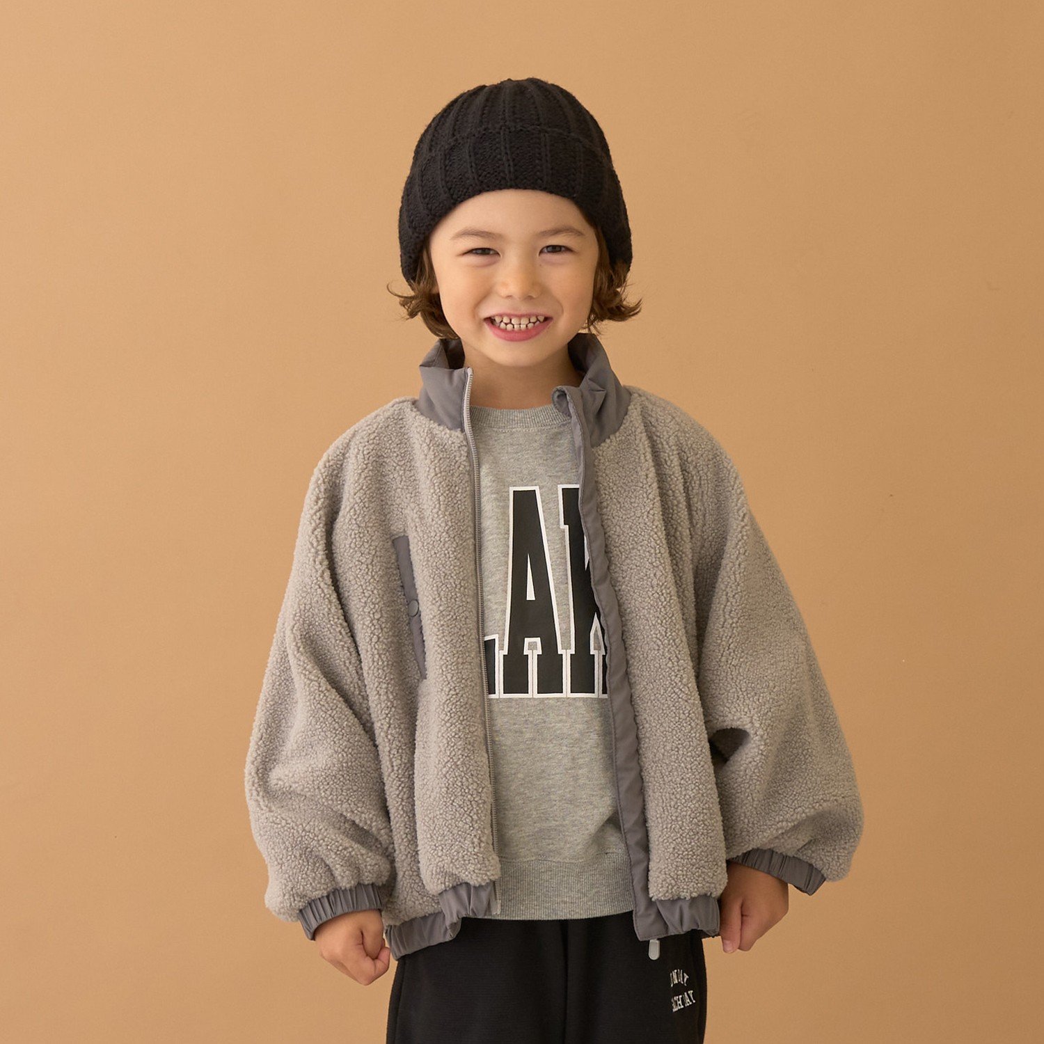 ボリュームシルエットボアジャケット