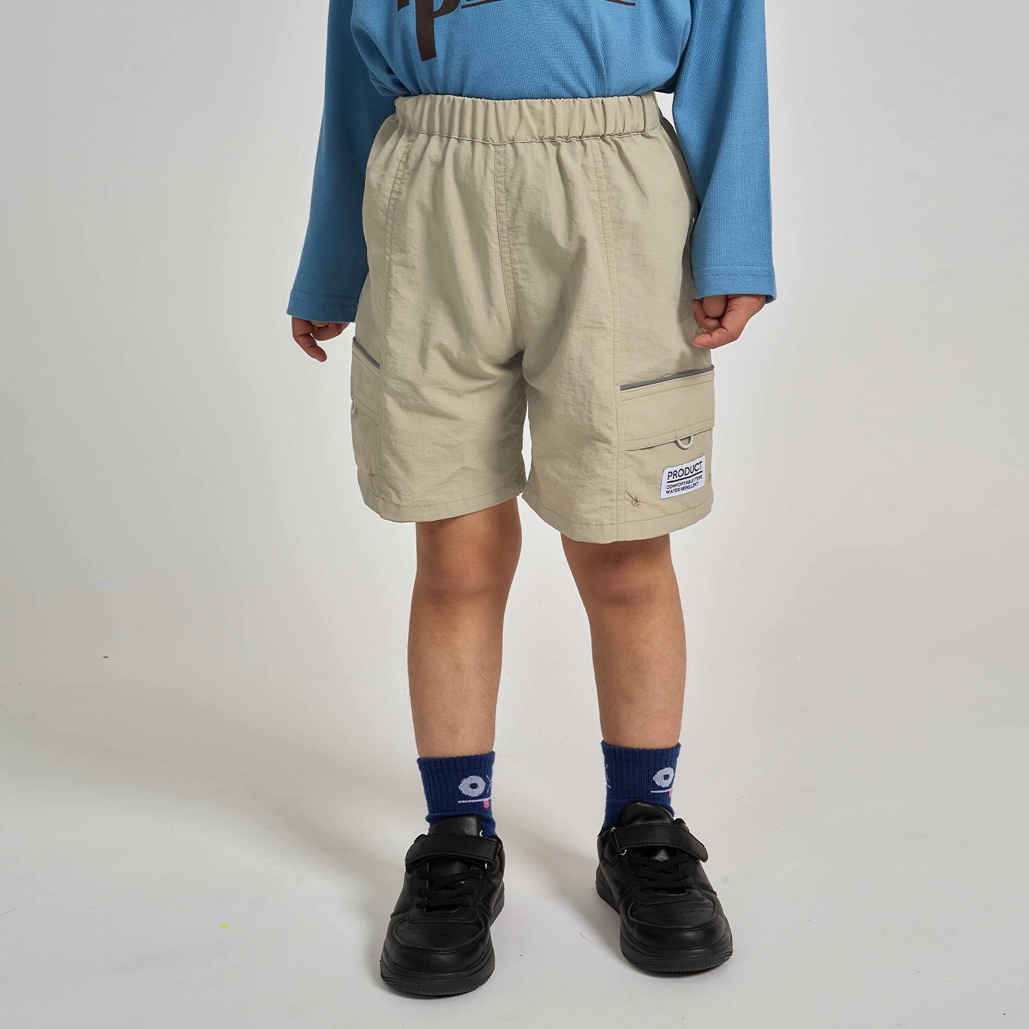 【スクール対応】【撥水・防汚・耐久・UV】４分丈パンツ(反射シート付き)