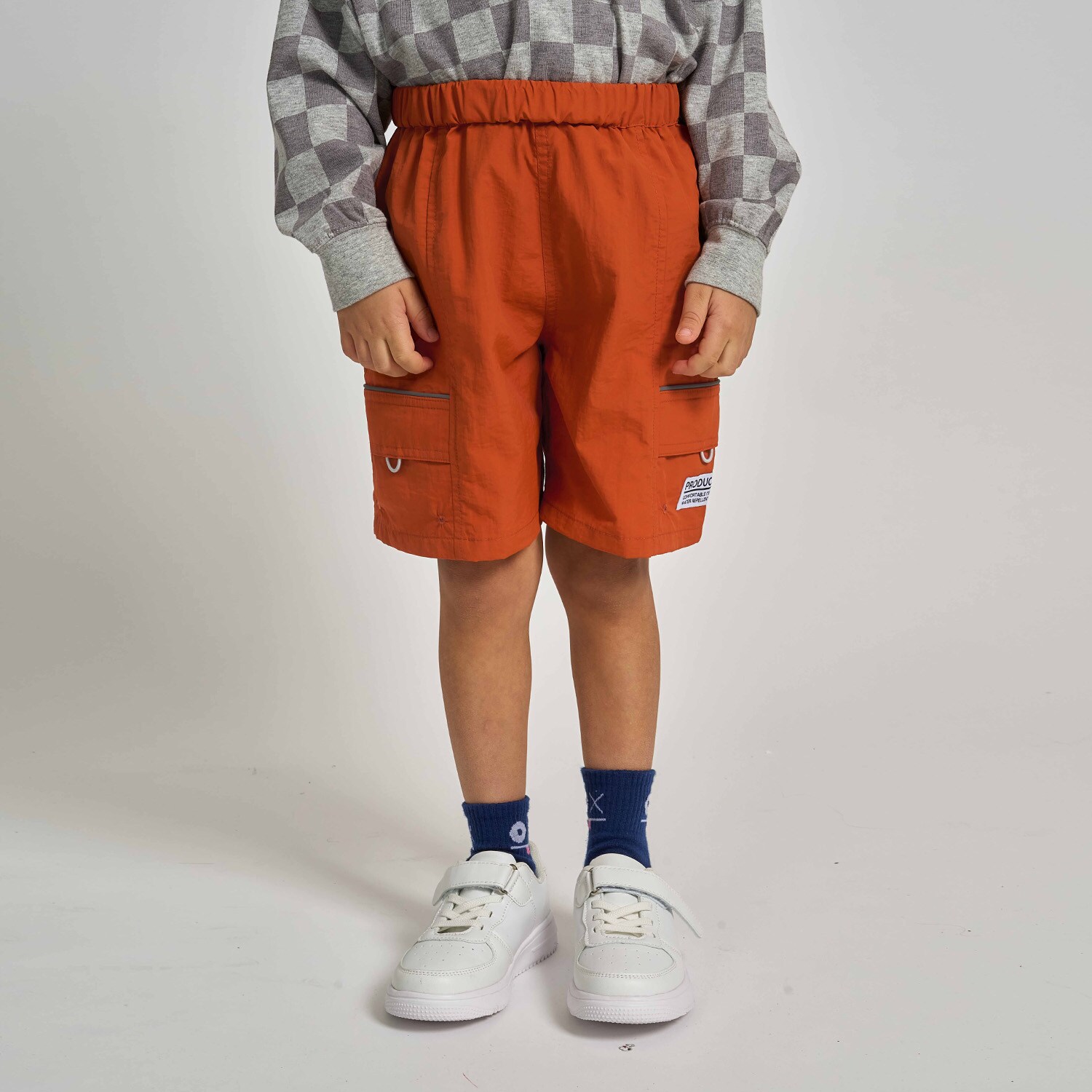 【スクール対応】【撥水・防汚・耐久・UV】４分丈パンツ(反射シート付き)