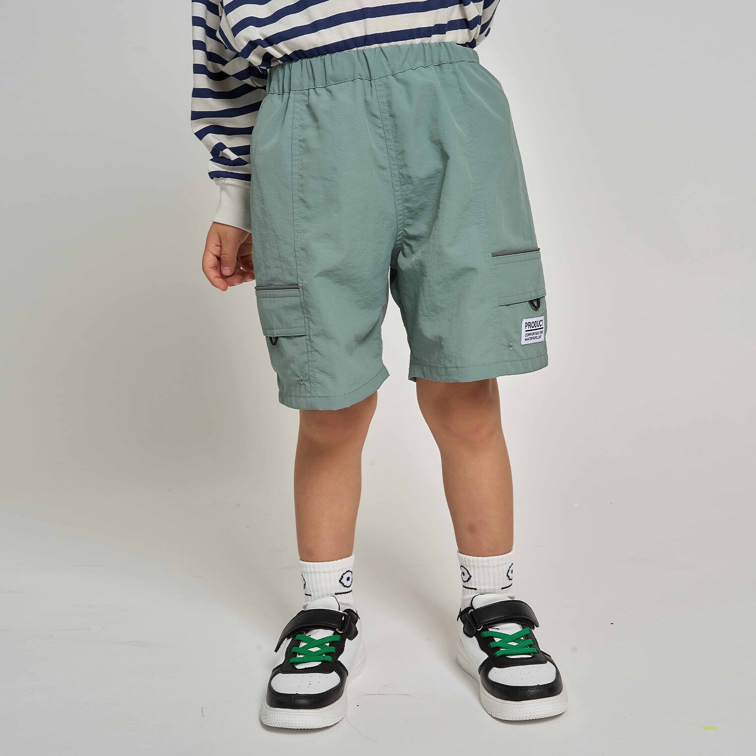 【スクール対応】【撥水・防汚・耐久・UV】４分丈パンツ(反射シート付き)