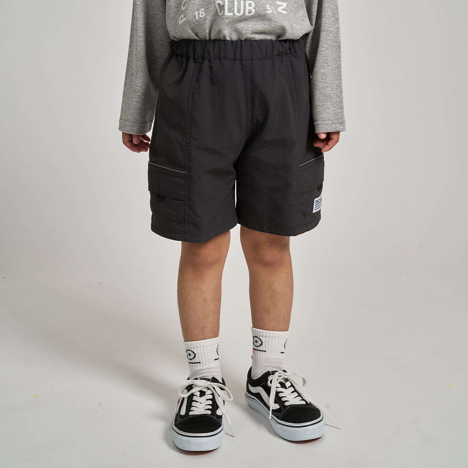 【スクール対応】【撥水・防汚・耐久・UV】４分丈パンツ(反射シート付き)