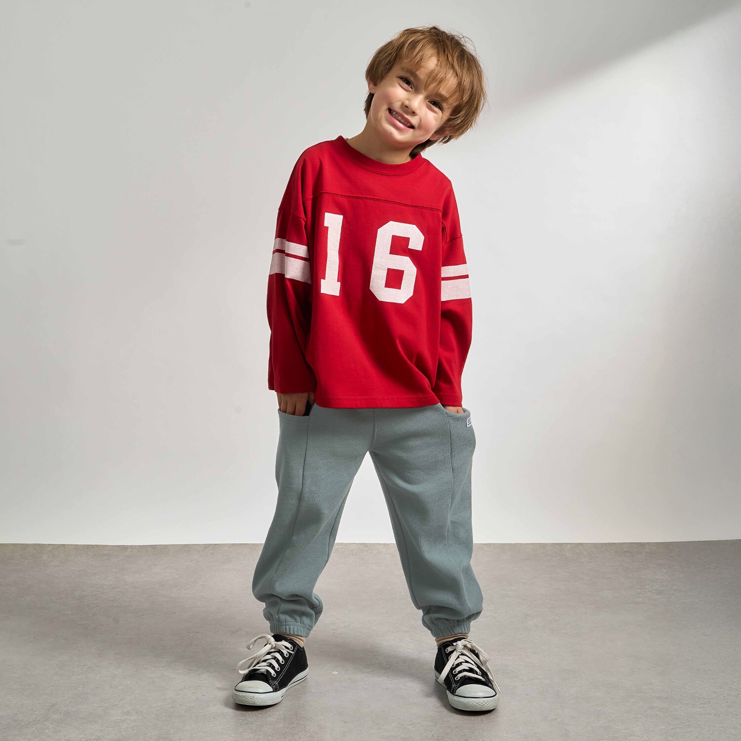 【ともパン】【防汚・速乾】サイドポケットイージーパンツ