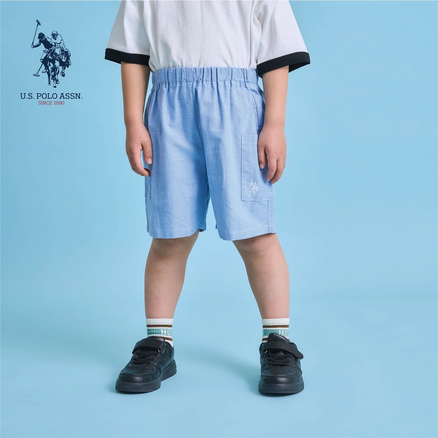 【U.S. POLO ASSN.】【セットアップ可】４分丈パンツ