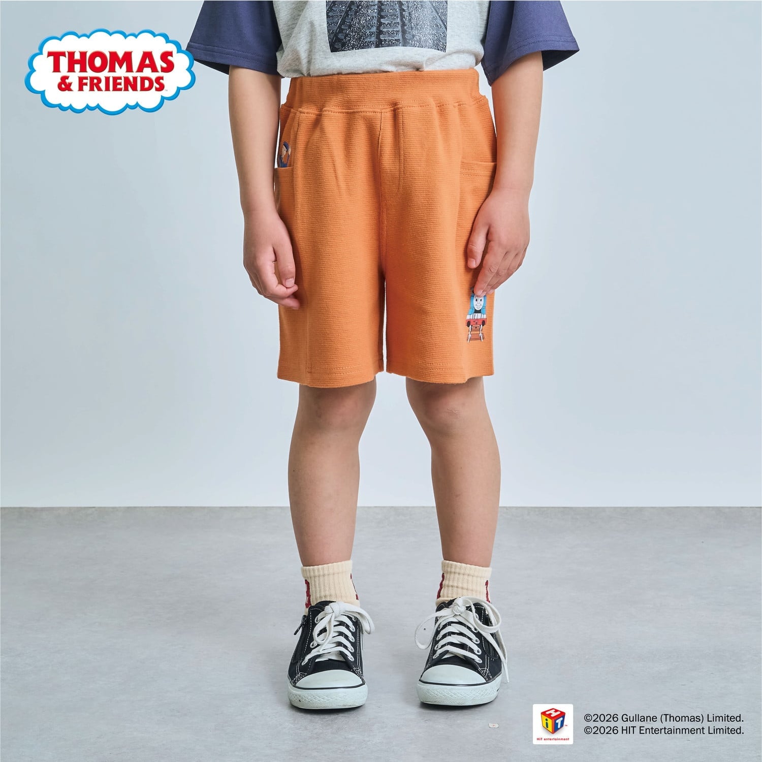 【きかんしゃトーマス】トーマスワンポイントハーフパンツ
