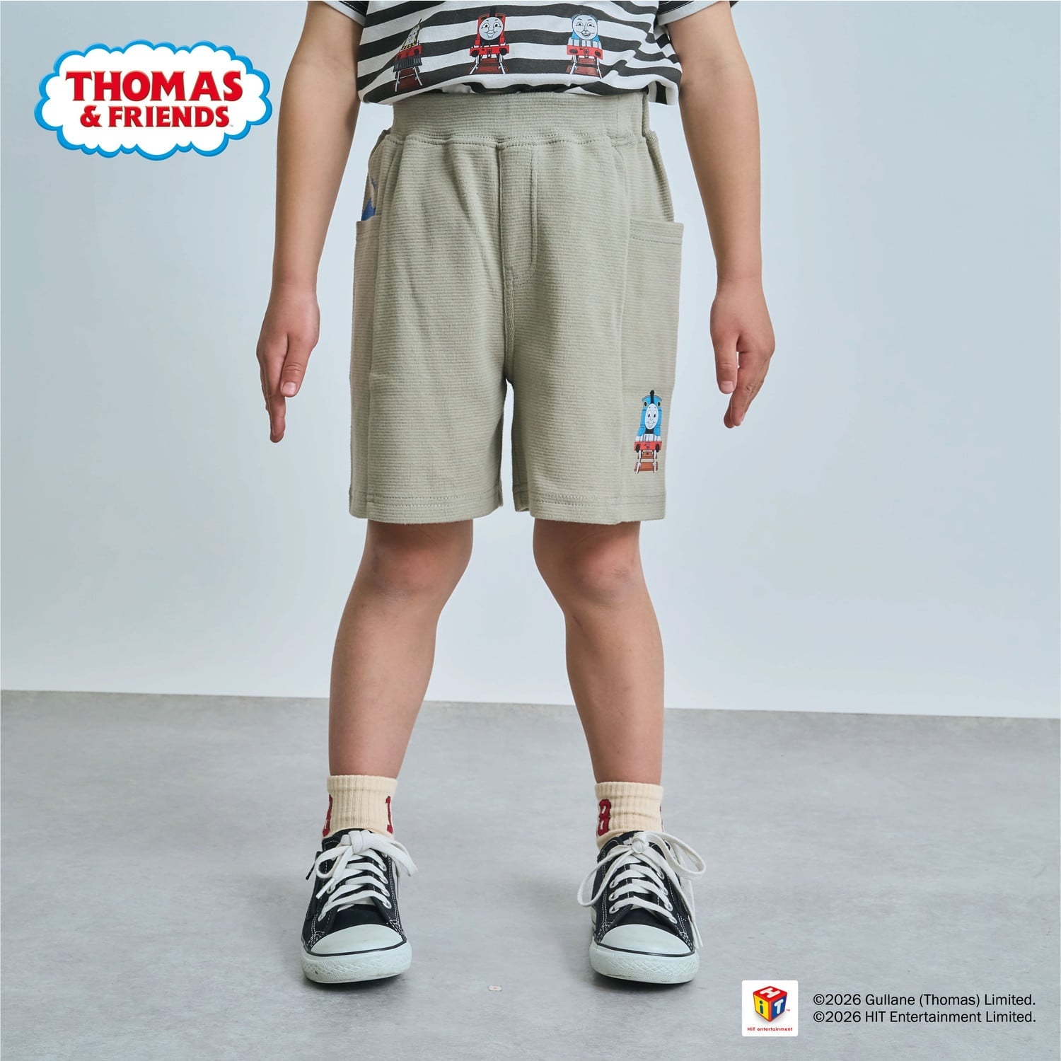 【きかんしゃトーマス】トーマスワンポイントハーフパンツ