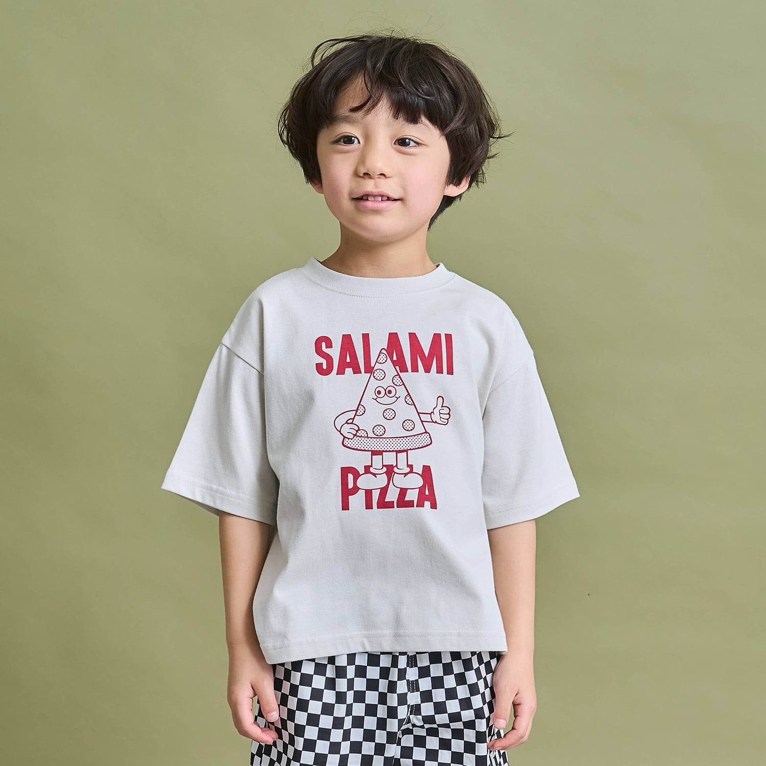 【防汚・速乾・型崩れしない】ジャンクフードアソートプリントTシャツ