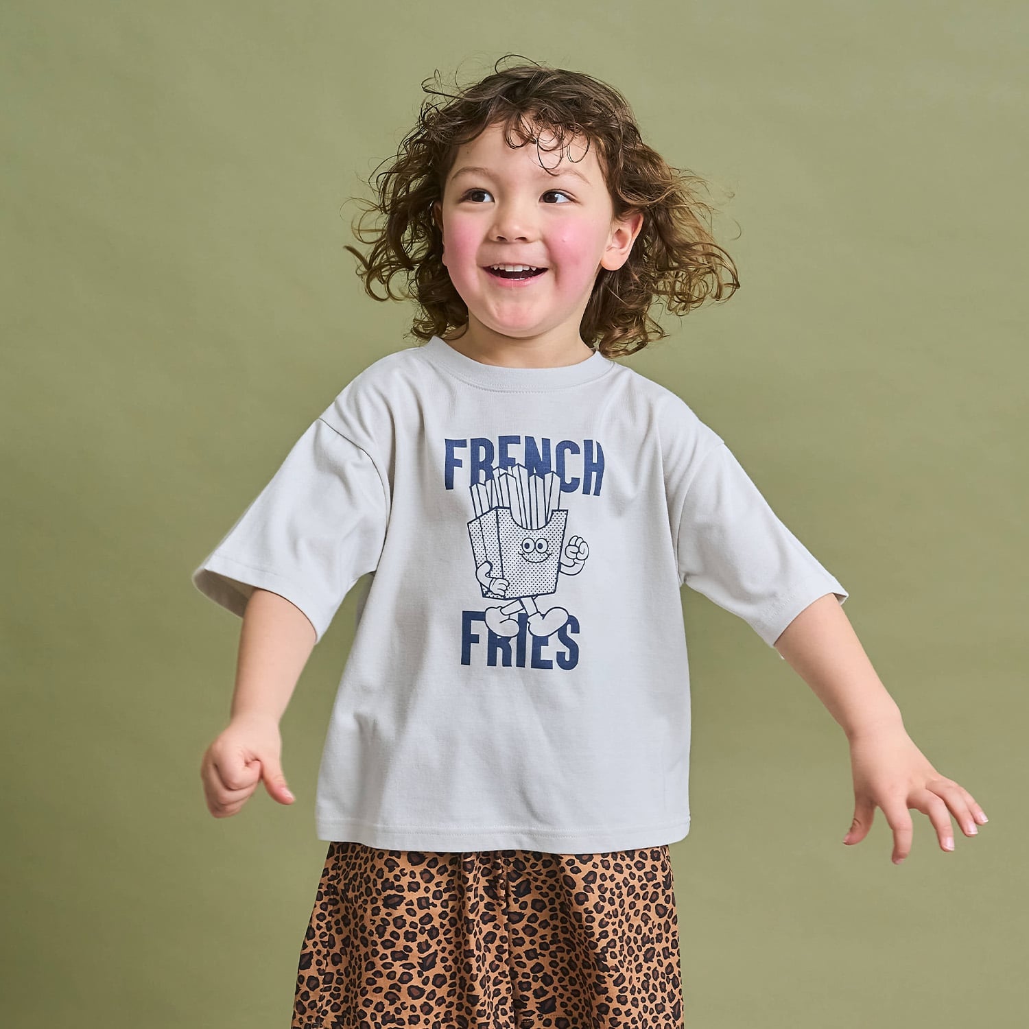 【防汚・速乾・型崩れしない】ジャンクフードアソートプリントTシャツ