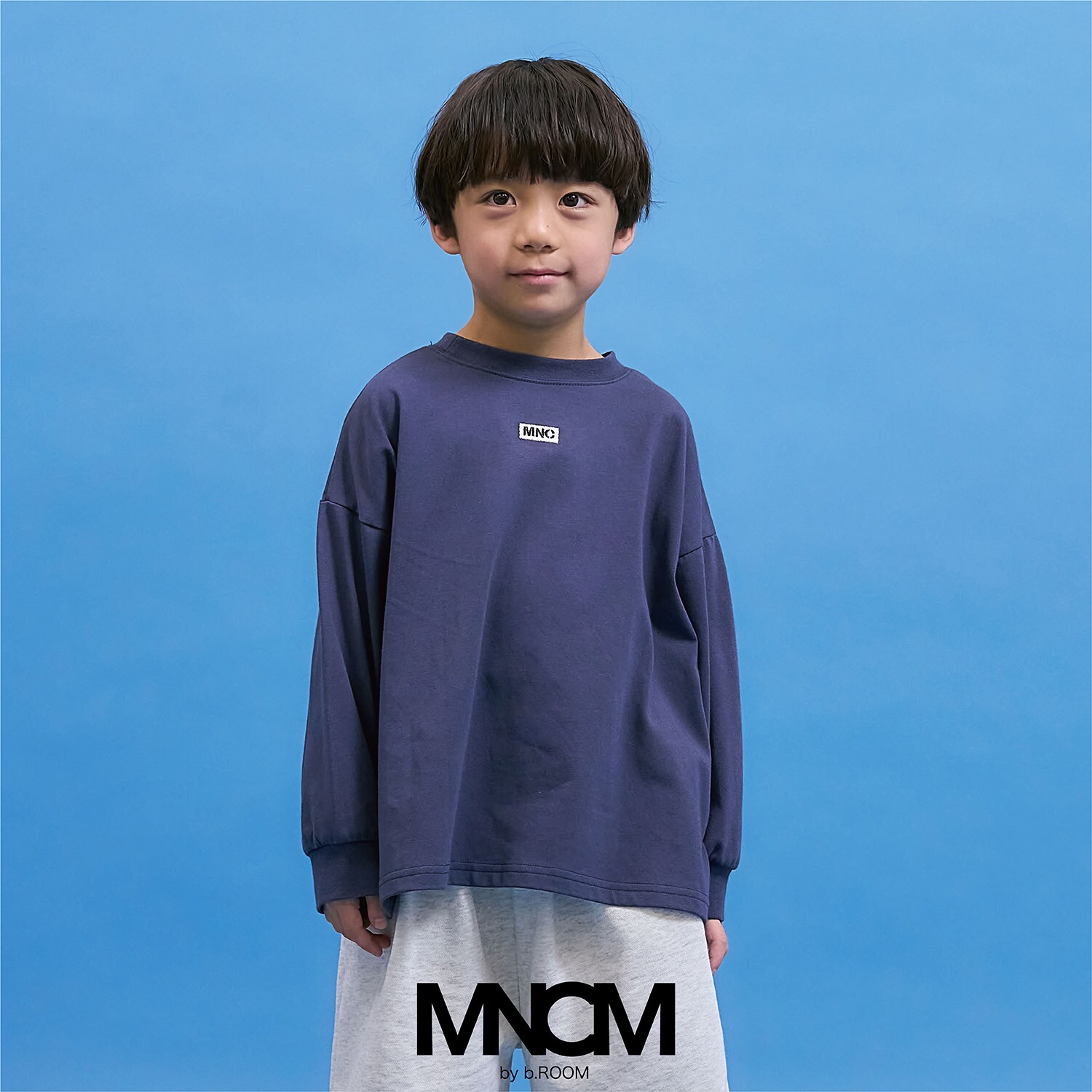 【防汚・速乾・型崩れしない】【どちらが前でもOK】チェッカーフラッグプリントTシャツ【MNCM】