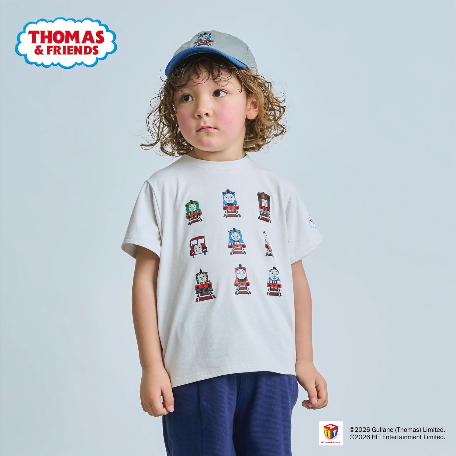 【きかんしゃトーマス】トーマスアンドフレンズ集合半袖Tシャツ