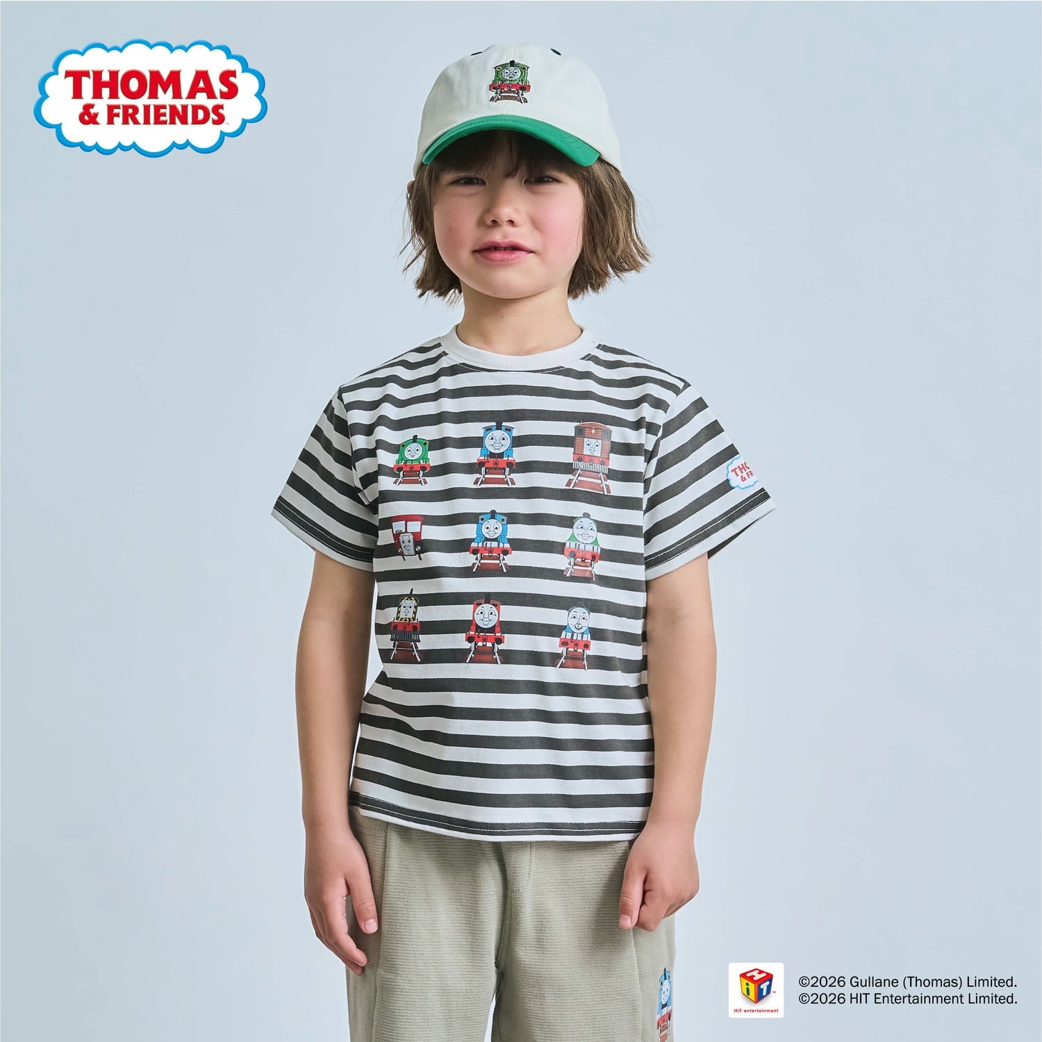 【きかんしゃトーマス】トーマスアンドフレンズ集合半袖Tシャツ