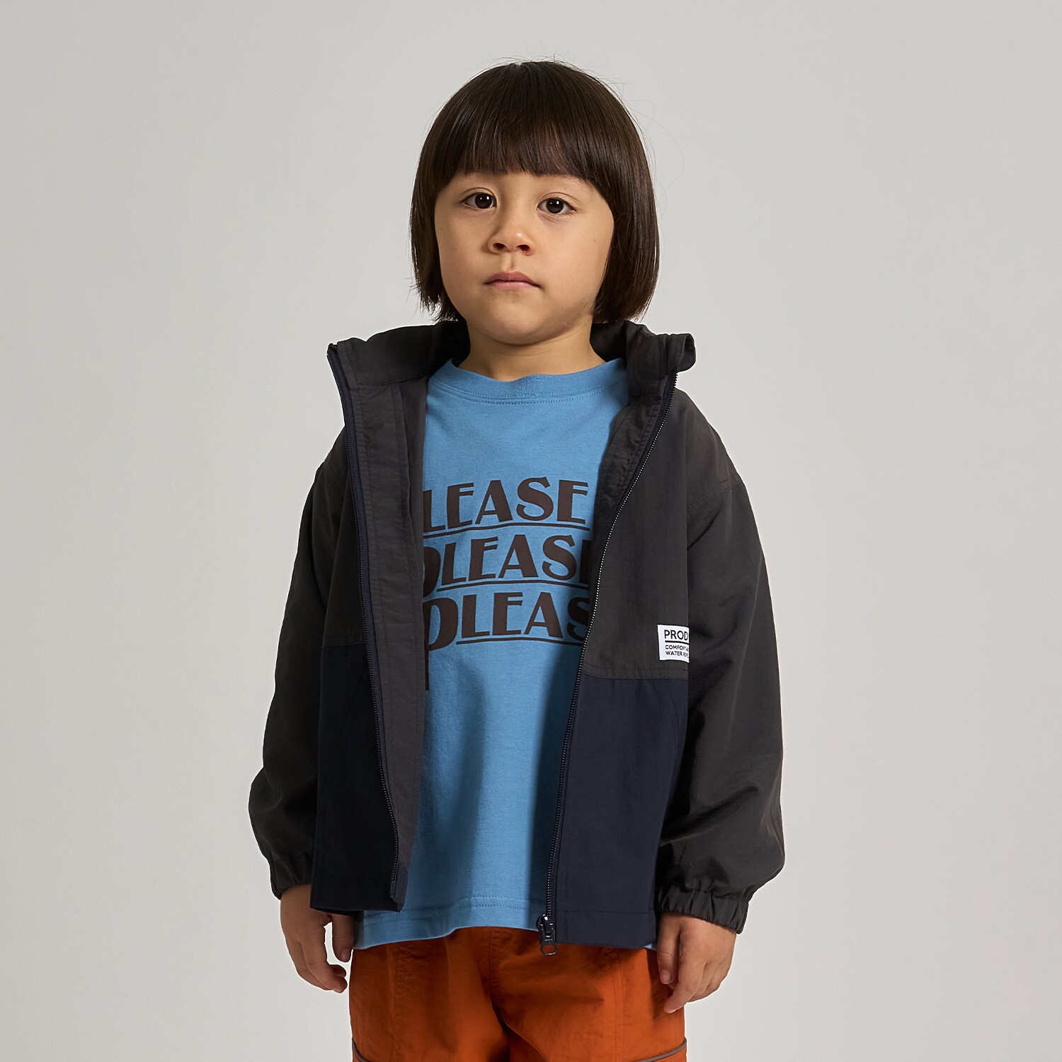 【スクール対応】【撥水・防汚・耐久・UV】収納袋付マウンテンパーカー(反射シート付き)