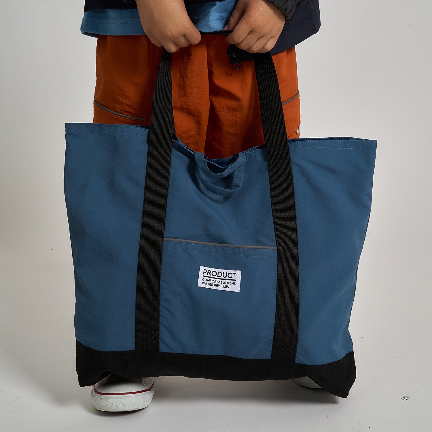 【スクール対応】【撥水・防汚・耐久・UV】レッスンバッグ(反射シート付き)