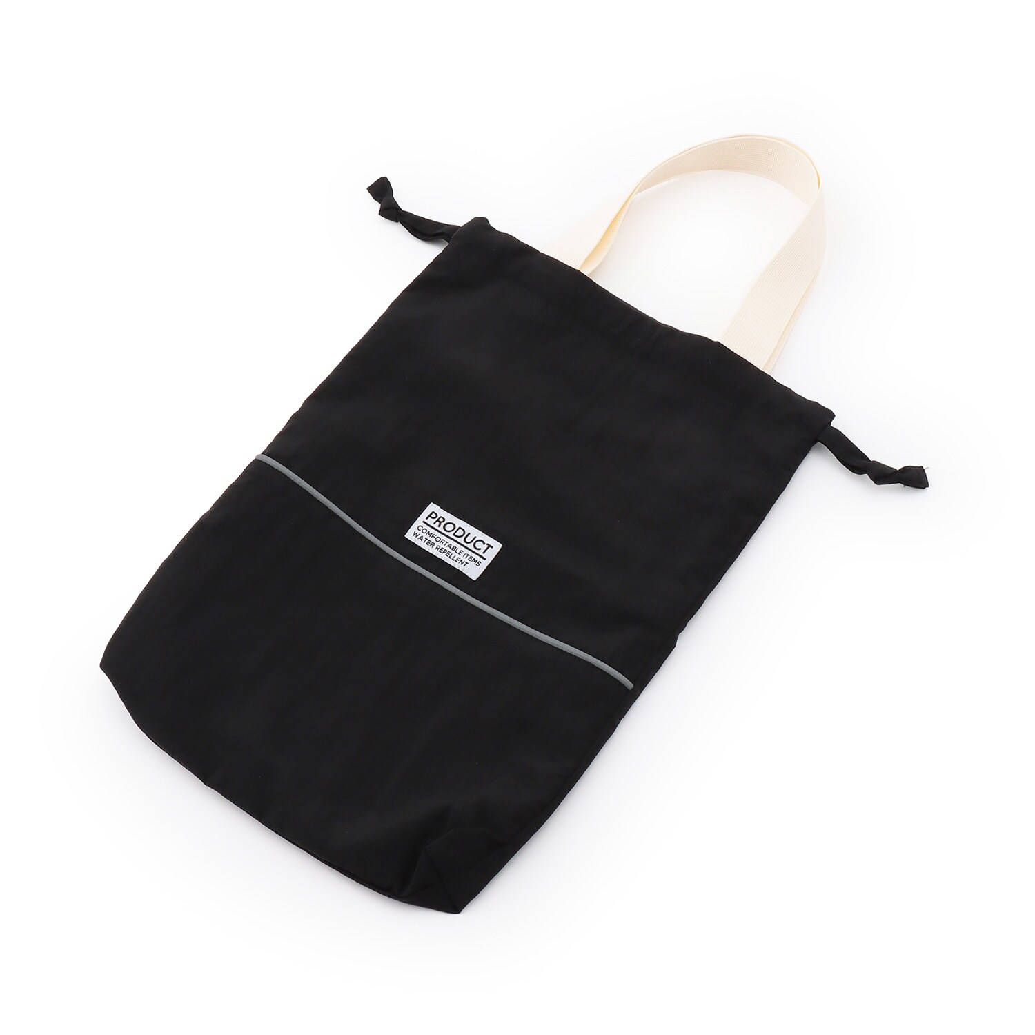 【スクール対応】【撥水・防汚・耐久・UV】シューズバッグ(反射シート付き)