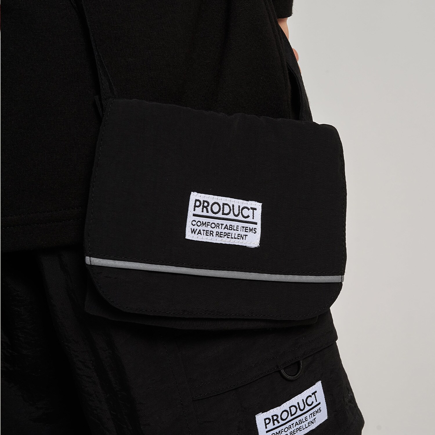 【スクール対応】【撥水・防汚・耐久・UV】移動ポケット(反射シート付き)