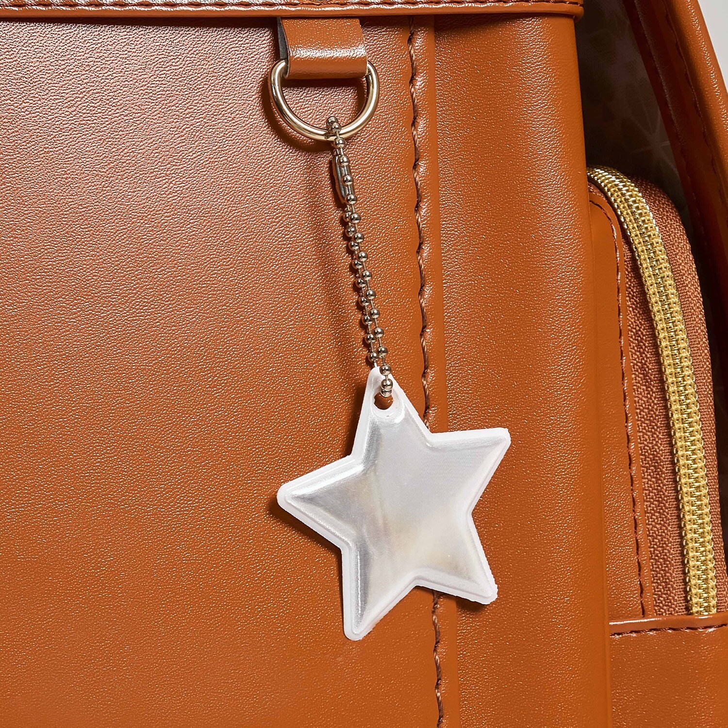 【通園通学】【安心】スター反射チャーム