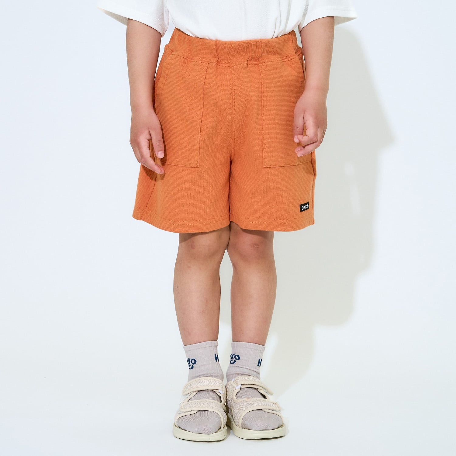 【ともパン】【防汚・UV・接触冷感】ベイカーポケット４分丈パンツ