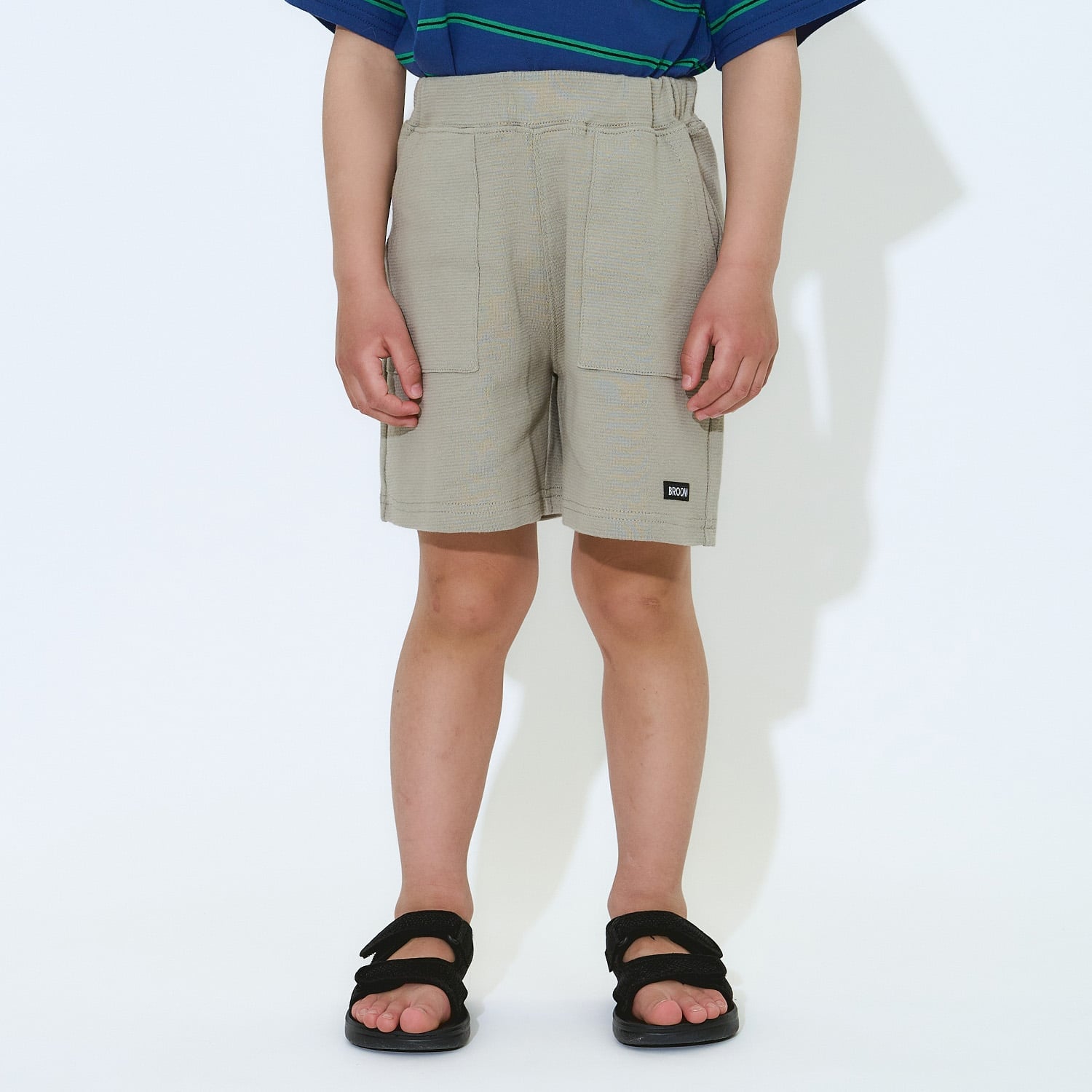 【ともパン】【防汚・UV・接触冷感】ベイカーポケット４分丈パンツ