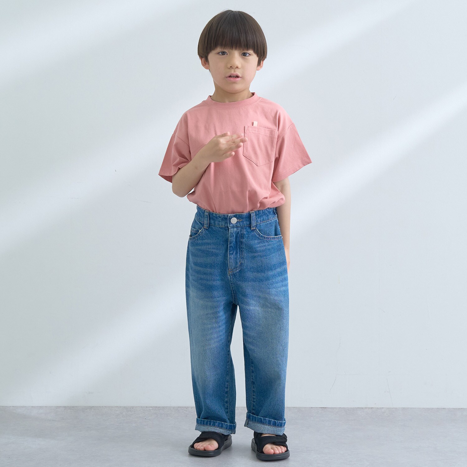 【防汚・速乾・UV】【名札付けかんたん】【カイテキ天竺】ゆったりサイズベーシックTシャツ