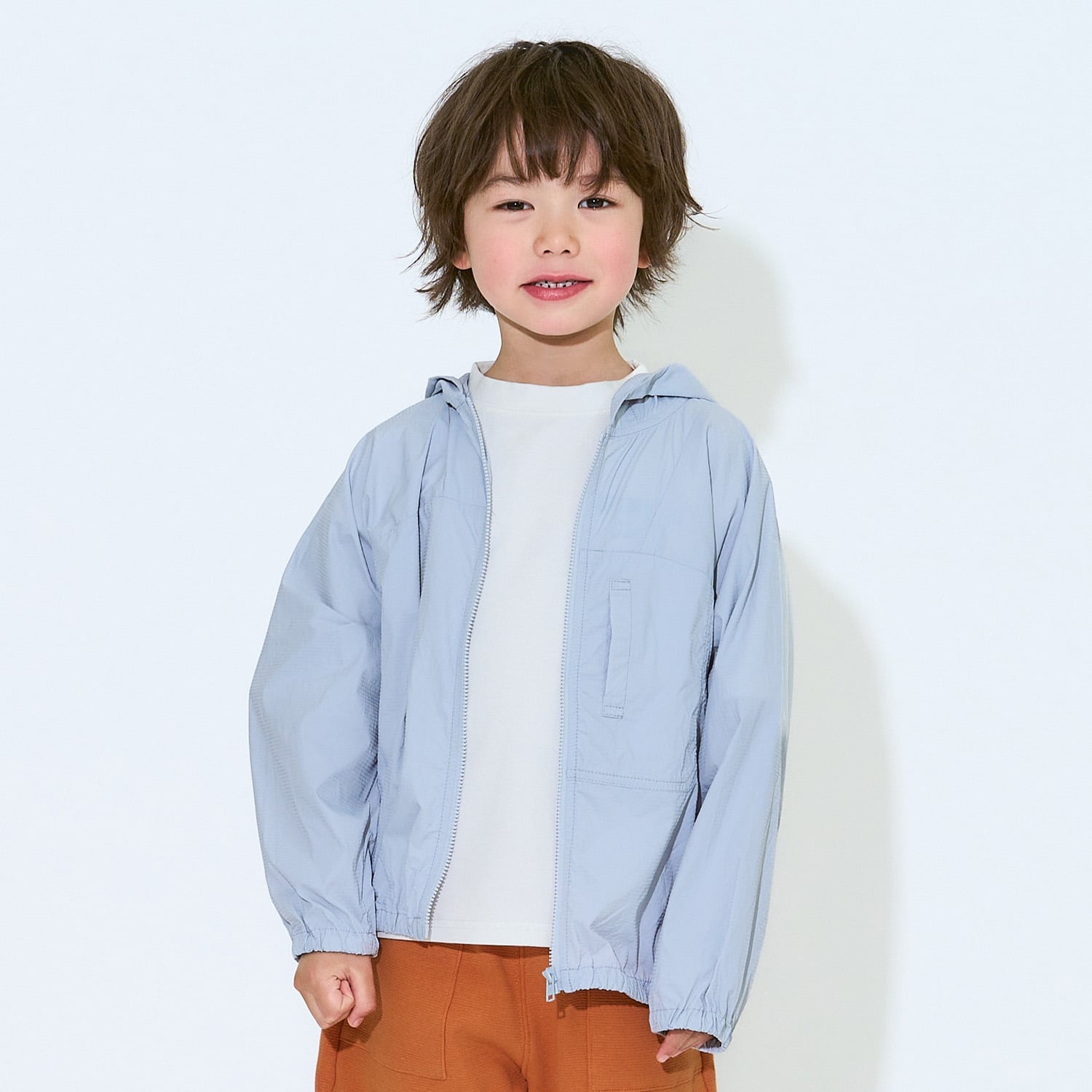 【スクール対応】【UVカット】【接触冷感】フルジップパーカ