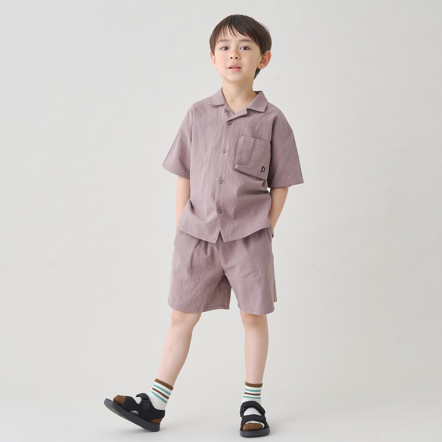 【セットアップ】オープンカラーシャツ・イージーパンツ