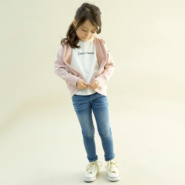 【WEB限定】シンプル裏毛フルジップパーカー