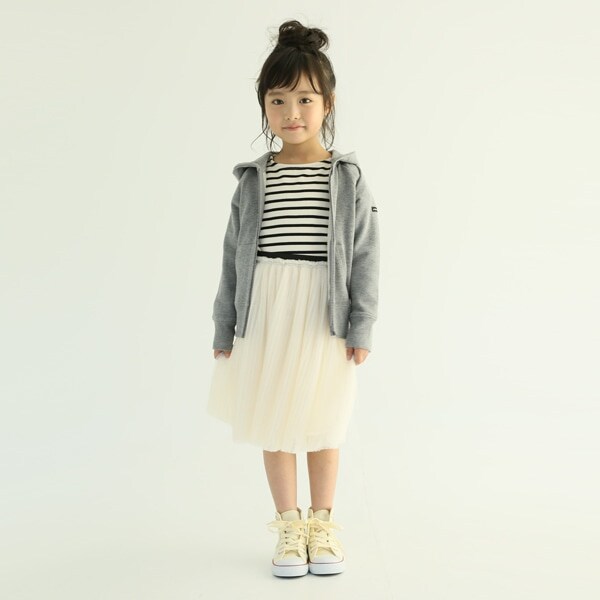 【WEB限定】シンプル裏毛フルジップパーカー