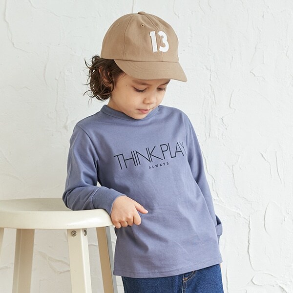 アソートロゴプリント長袖Tシャツ【PTPR】