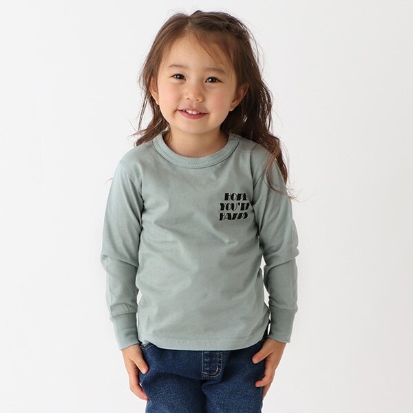 アソートロゴプリント長袖Tシャツ【PTPR】