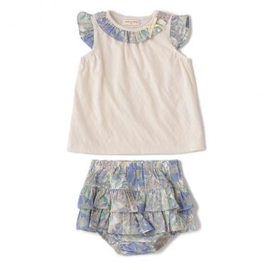 オーガニックコットン AngelicaGarlaベビースーツ【日本製】