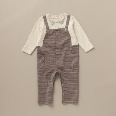 グレンチェックカバーオール【日本製】